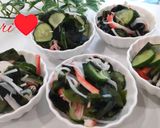 火を使わずかにかまきゅうりわかめの酢の物作り方4写真