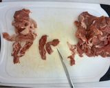 なすと里芋と豚肉のみぞれ生姜あんかけ炒め作り方2写真