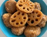 豚ひき肉と豆腐で作る甘醤油味の肉団子作り方5写真