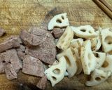 牛こん🐮とアボ生たま🥑🥚作り方1写真