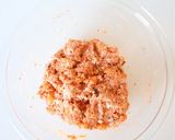 フワっと食感よく【豚キムチチーズつくね】作り方2写真