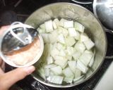 卵スープ♪簡単鶏がらスープ白菜ツナ缶作り方4写真