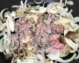 ご飯が進む！ワンパンすき焼き風炒め煮作り方3写真