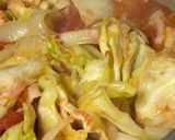 キャベツ消費◎大豆と一緒にトマト缶煮作り方5写真