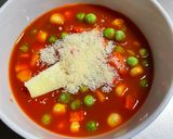 <レンジ>野菜ジュースで作るスープ作り方2写真