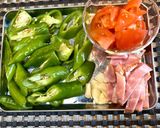 【野菜ソムリエ】万願寺甘とうde パスタ作り方1写真
