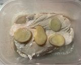 簡単！レンチン蒸し鶏作り方4写真