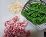 豚肉のにらと生姜炒め作り方1写真