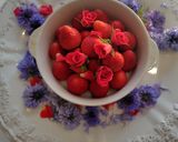 Lovery strawberry rose cakes作り方2写真