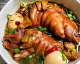 台湾風🇹🇼五香粉香るパイン豚足煮込み【猪脚飯】🍍🐖作り方6写真