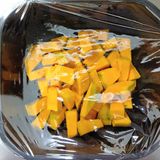 レンジ3分！塩麹入りクリームチーズかぼちゃサラダ作り方2写真