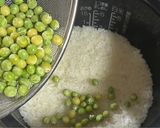 うすいえんどうの豆ご飯②もち米入り 減塩作り方9写真