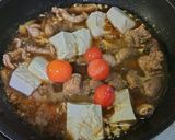 煮込鶏レバー丼に挑戦しました作り方5写真