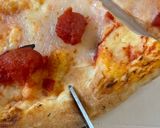 切りにくいピザは二刀流でスパッと🍕ストレスフリー作り方1写真