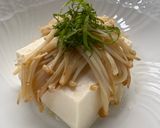 【アレンジ副菜】えのきのバター炒めのせ冷やっこ作り方6写真