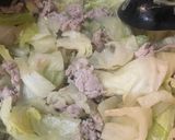 豚こまとキャベツのオイマヨソテー作り方6写真