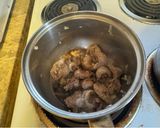 安くて絶品！鶏ハツのコリコリ汁なしアドボ作り方4写真