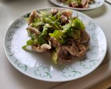 夕飯に！ネギの青い所と豚バラのレモンポン酢炒め作り方7写真