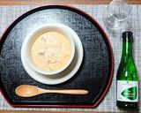 ヨウサマの減塩なめ茸と南高梅の茶碗蒸し作り方3写真