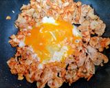 時短簡単今夜の夕飯・昼食！韓国豚キムチチャーハン作り方6写真