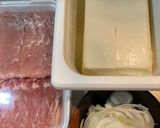 豚の肉豆腐作り方1写真