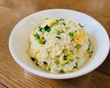 行者にんにくの卵チャーハン作り方3写真