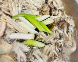 釣って来たヒラメをキノコ鍋でしゃぶしゃぶ作り方4写真