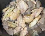 鶏ごぼうこんにゃくの煮物作り方3写真