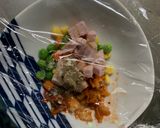 レンジ簡単クリーミーガパオ味炒飯弁当作り方3写真
