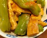 うす揚げとししとうの煮物作り方3写真