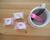 チョコ入りマシュマロの巳年デコ作り方1写真