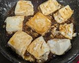 絶品おつまみ！照り焼きマヨ豆腐作り方5写真