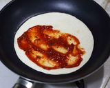 チーズたっぷりかんたんブリトー風作り方2写真