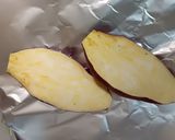 サツマイモの塩昆布あえ作り方1写真