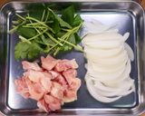 行列のうどん屋の🍜とろとろかきたま親子うどん😋作り方1写真