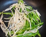 ピーマンともやしの塩焼きそば🫑作り方4写真