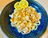 かぼすダレで冷製☆豚しゃぶうどん!作り方5写真