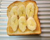 ピーナッツクリームのチョコバナナトースト🍞作り方2写真