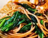 【ほうれん草消費🥬】和風バターパスタ🍝簡単節約♪作り方4写真
