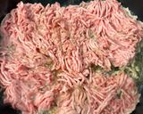 【作り置き】挽き肉小松菜キノコ丼作り方2写真