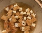 グリーンピースとお揚げの卵とじ作り方1写真