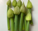 ねぎぼうずの天ぷら作り方1写真