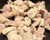 白菜と鶏胸肉のネギ生姜炒め作り方4写真