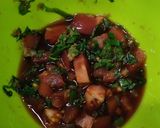 さばの香味野菜ソース　シソとトマトの甘酢作り方4写真