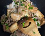 簡単　懐かしい味　厚揚げと豚バラ肉の煮込み作り方5写真