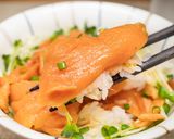 トラウトサーモンの柚子胡椒丼作り方7写真