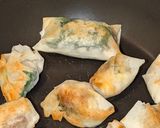 減塩 大葉とチーズ肉玉の包み揚げ作り方6写真