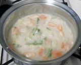 たっぷり白菜と鶏むね肉の中華風クリーム煮作り方7写真