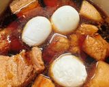 焼肉生だれでゆっくり煮込んだとろとろ角煮作り方8写真
