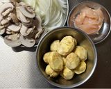 ホクホク熱々♪和栗ときのこのグラタン作り方1写真